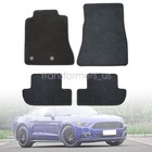 Replacement Front   Rear Floor Mats Carpet 2015-2025 For Ford Mustang Velour 4x