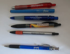 Lot Of 6 Promotional Pens     Mixed Brands  Metal plastic     Assorted Colors