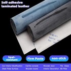 Self Adhesive Faux Suede Fabric Wrap Film Sticker Stretch Diy Car Interior Craft