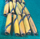 15 Original 1 5  Long Hairpipe Buffalo Horn Beads Native American Indian 1800 s