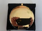 Irving Rice Gold Compact Mirror original Box Vintage