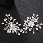  Pearl Rhinestone Shoe Buckle Clip Accessory Wedding Bridal Clips