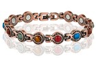 Native American Indian Style Antique Copper Magnetic Bracelet Horseshoe