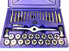 Irwin Tools 39 Piece Self Aligning Metric Tap And Die Set Snap Latch Case Nice