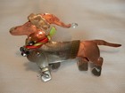 Dachshund Dog Metal Christmas Ornament
