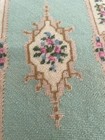 Dollhouse Rug Needlepoint Hand Made Carpet Miniature 14 X 9 Inches Fine Quality