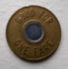 Vintage New York City Nyc Subway Transit Good For One Fare Token