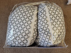 Boppy Side Sleeper Pregnancy Pillow With Removable Cover Gray White