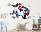 Spidey And His Amazing Friend 3d Wall Explosion Decal Wall Sticker Decor Art