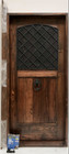 Rustic Solid Wood Alder Dutch Door Custom Made  Screen Door Within A Door