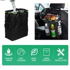 Waterproof Car Trash Can Garbage Waste Bin Bag Organizer Vehicle Travel Portable