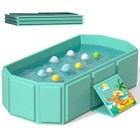 Toddler Bath Tub For Shower  Portable Baby Bathtub  Foldable Kids Bathtub     P   