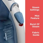 Black Decker Steam Iron For Clothes With Auto Shutoff   Trueglide Soleplate