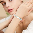 Cross Beaded Bracelets For Women  Inspirational Natural Heart Religious Bracelet