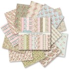 Shabby Pink 24 Sheets Scrapbook Paper Double Sided Printing Craft Paper For D   