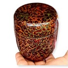 Japanese Tea Caddy Natsume Tsugaru Nuri Canister Container Craft Art Decor T32