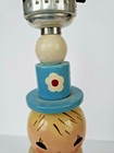 Vintage Irmi Nursery Originals Storybook Childrens Wooden Lamp Child Clown Light