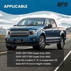  dual Steering Stabilizer For 2-8  Lift F250 F350 Super Duty 4x4 2005-2022