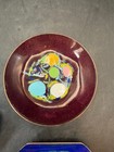 3 Vintage Enamel On Copper Mcm Trinket Dish Bowl
