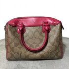 Very Beautiful Item   coach Coach F58312 Signature Pvc  leather 2way