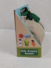 Kids Grocery Basket - Plush Toy Play Set- Buy Fresh   Buy Local