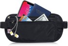 Money Belt Passport Holder For Women Men - Secure Hidden Travel Wallet Fanny    
