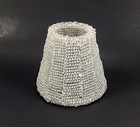 Clear Glass Bead Mini Lamp Shade Clip On 4 5  Art Decor Lighting Decor