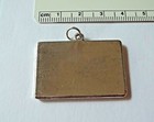 Silver Pewter Xlarge Rectangular Photo Picture Frame 1 5  Wide Pendant Charm