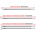 16 -18  Handlebar Hydraulic Clutch   Brake Lines For Harley Flhx Flht 14-16 Abs