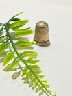 Antique 14k Yellow Gold Sewing Thimble W  Chased Design 4 27 Grams