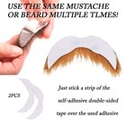 Mustaches Self-adhesive Fake Mustache Costume Accessory
