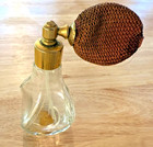 Lot 9 Dainty Vintage Perfume Atomizers Pressed Glass  Pink  Yellow  Clear  Nice 