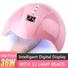 36w Led Uv Nail Polish Dryer Lamp Gel Acrylic Curing Light Spa Professional Us