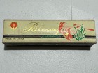 Vintage  Blessing Tropical Fish Flower Etched Harmonica Unique Rare Pink Green