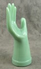 Jadeite Green Glass Ring Jewelry Display Hand Accessories Mannequin