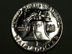 1957 Franklin Half Dollar     Gem Proof       Sn8454