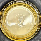 Firestone 9 75-18 Gum Dip Balloon Tire Amber Glass Ashtray Rubber Advertisment