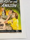 1956 Curucu Beast Of The Amazon Linen Backed Original 27x41 Monster Movie Poster