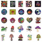 50 Pcs Psychedelic Mushroom Stickers Trippy Art Laptop Decals Free Shipping 