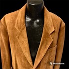 Vtg Continental Leather Fashions Sport Coat Nubuck Suede Soft Deer Skin Jacket