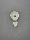 Decanter Stopper Crystal Clear Round Glass Stopper Only Vintage