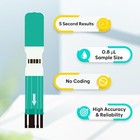 Blood Glucose Test Strips  Use With Easy home Glucometer  Monitor Not Included