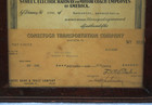 1945 Conestoga Transporation Co  Pa Railway Motor Coach Of America Certificate