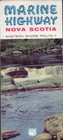 Vintage Marine Highway Nova Scotia Brochure Eastern Shore Route 7 Dolphin Map