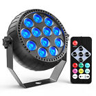 Par Light 12led Rgb Dmx Strobe Stage Lighting Party Disco Dj Lights With Battery