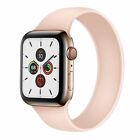 Silicone Solo Loop Strap For Apple Watch 6 Band 44mm 40mm Iwatch Band 38mm 42mm 