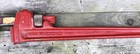 Ridgid 36  Red Pipe Wrench Heavy Duty Steel  Free Shipping  