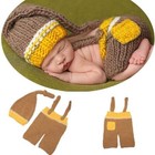 Newborn Baby Girls Boys Angel Wings Leaf Costume Photo Photography Prop Outfits