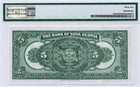 1929  5 Bank Of Nova Scotia - Choice Very Fine  Pmg Vf 35