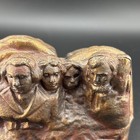 Vintage Mt  Rushmore Nat l Memorial Miniature Bronze Bank  Metal South Dakota